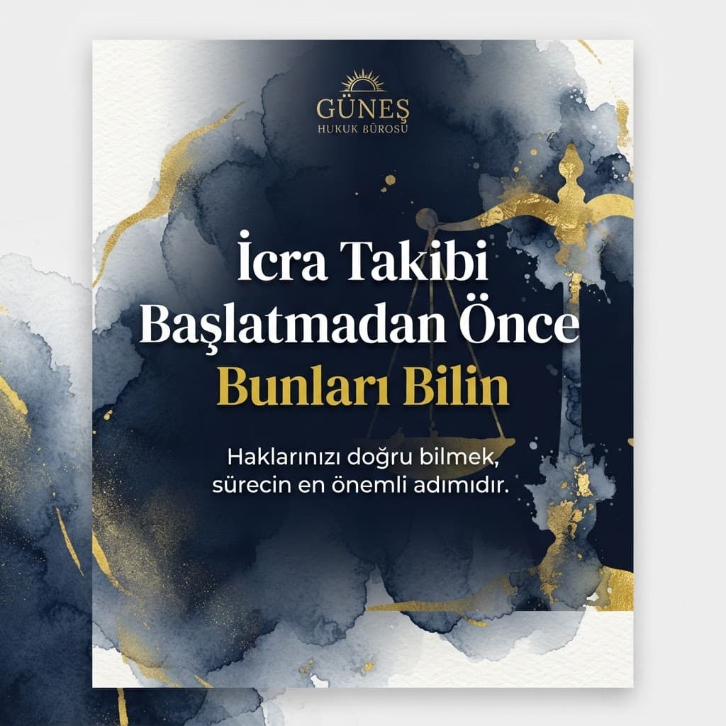 İcra Takibi Başlatmadan Önce Bunları Bilin